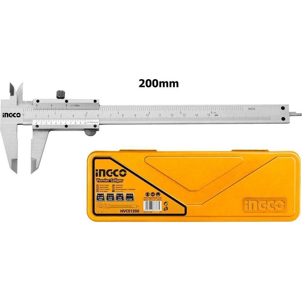 Ingco HVC01200 Vernier Caliper 200mm - KHM Megatools Corp. Ingco HVC01200 Vernier Caliper 200mm - KHM Megatools Corp.